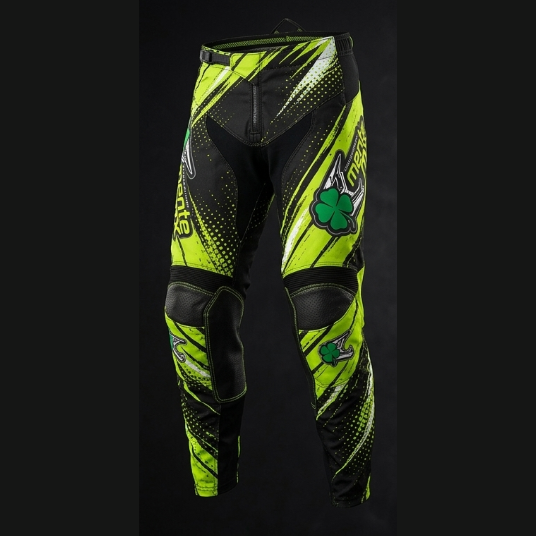 Calça Rider Preto Verde